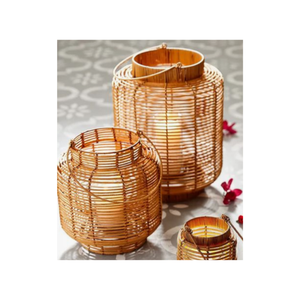 Bougeoirs en bambou faits à la main de bonne qualité naturel pour la décoration de la maison de la chambre nouveaux modèles couleur personnalisée Vietnam - Product Image 4