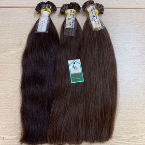 Fábrica de extensiones de cabello de punta plana al por mayor 100% cabello humano saludable cutícula alineada cabello de alta calidad - Product Image 5