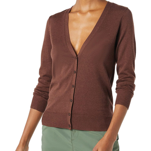 Cárdigan de suéter de mejor diseño para mujer Cárdigan cómodo y transpirable para mujer Suéter a granel - Product Image 1
