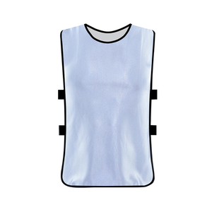 Maillots de football en mesh pour hommes avec logo personnalisé en gros - 100% polyester, séchage rapide, respirant, sans manches, vêtements d'entraînement - Product Image 1