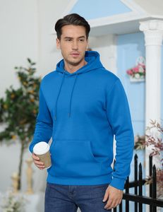 Vintage Oversized <b>Hoodie</b> For <b>Men</b> Drop Shoulder Pullover Cotton Sweatshirt Warm <b>Thick</b> Fleece Retro Style Winter Wear <b>Hoodie</b> - Product Image 6