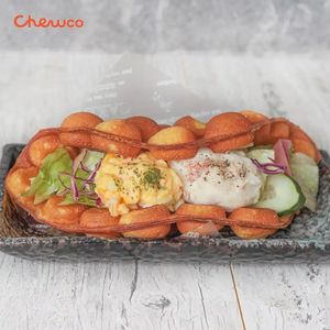 Gaufrier pour bubble/egg waffle, machine professionnelle sans bpa, mélange facile à utiliser (RTS) - Product Image 3