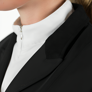 Chaqueta ecuestre de equitación para mujer de calidad superior al por mayor con botón frontal clásico almohadillas de sillín repelentes al agua y al polvo - Product Image 4