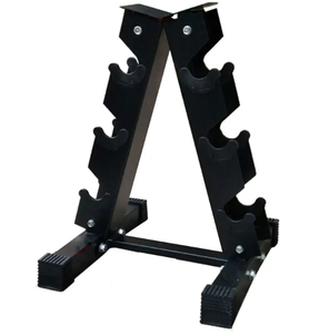 1 support d'haltères en acier robuste CAPRIO CF10096a, support universel en métal pour salle de sport commerciale, avec rivets, pour bancs d'entraînement, unisexe - Product Image 3