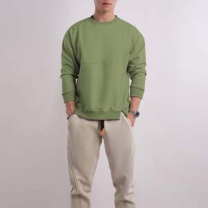 เสื้อสเวตเชิ้ตผู้ชายลำลองสไตล์สปอร์ต ผ้าฝ้าย 100% น้ำหนัก 370 กรัม ทรงพอดีตัว พิมพ์ลายดิจิทัล คอสวม ใส่ได้ในฤดูหนาว - Product Image 2