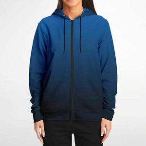 High Quality Custom Printed <b>Men's</b> Hoodie Pink <b>Red</b> Gradient Design Winter Pocket <b>Fleece</b> Fabric with Hooded Collar Solid Pattern - Product Image 6