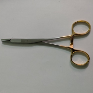 Porte-aiguilles Olsen Hegar avec ciseaux 17 cm, meilleure qualité en acier inoxydable, forceps chirurgical pour suture Olsen Hegar - Product Image 4