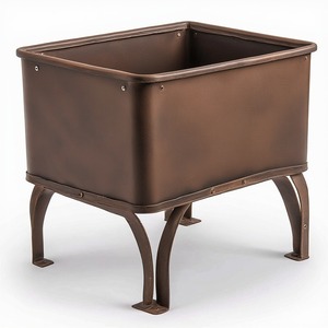 Brasero en métal robuste conçu pour les jardins, les patios et les terrasses extérieurs, offrant une résistance et une chaleur durables - Product Image 5