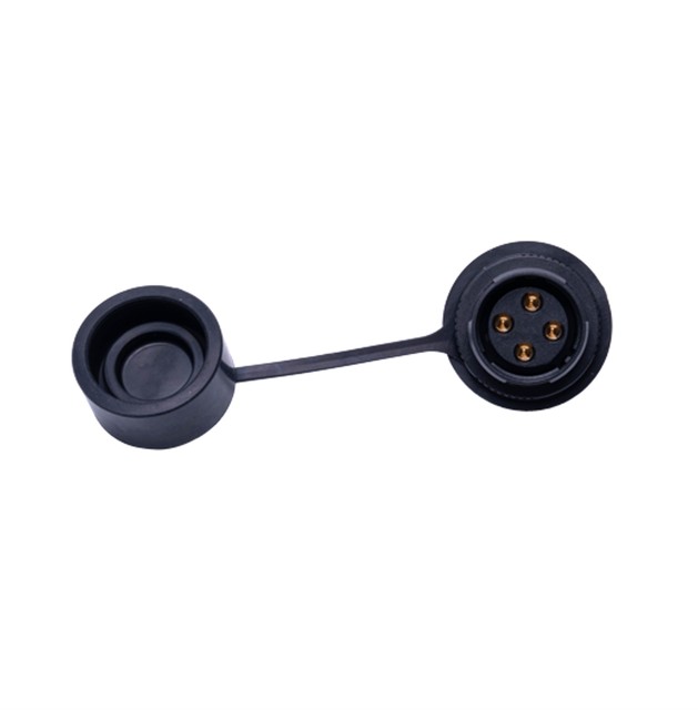Industrial Grade 40A IP67 Copper Contact Power Push Lock Quick Disconnect Circular Plug
