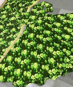 Robe de travail en georgette à impression numérique de fleurs avec Tussle Work Dupatta Party Wear Prix de gros Vêtements ethniques Apparelgarment - Product Image 4