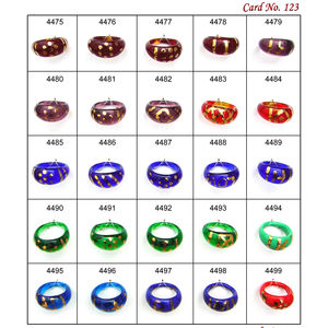 Las cuentas de anillo de cristal de Murano de alta calidad más vendidas, forma redonda, mezcla de colores para pulsera y anillo, fabricación de joyas - Product Image 6