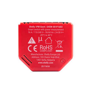 SHELLY 1PM GEN4 Paquete de 4 Enchufes Inteligentes Wi-Fi de 230V 16A para Android, Diseño EU/UK/US con Barra - Product Image 4