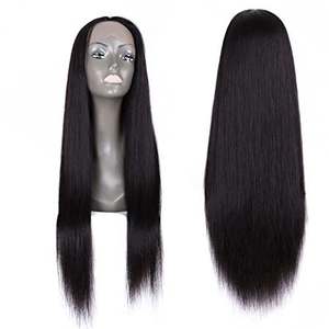 Perruque Lace Closure Wig Remy naturelle, 4x4, lisse et élégante, de qualité supérieure, pour femmes noires, 150% - Product Image 1