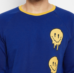 เซ็ตเสื้อสเวตเตอร์คอกลมของผู้ชายสำหรับฤดูใบไม้ร่วงเสื้อกันหนาวกีฬาบุขนแกะลายพิมพ์โลโก้กางเกงลำลองทรงหลวม - Product Image 2