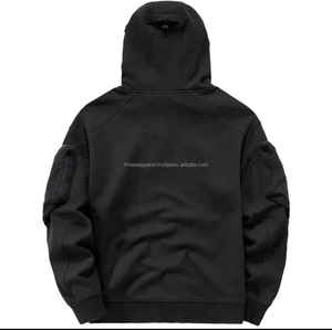 Qualité supérieure 2025 nouveau Design personnalisé hommes masque noir sweats à capuche pour hommes faire votre propre demande du client Logo et Design - Product Image 6