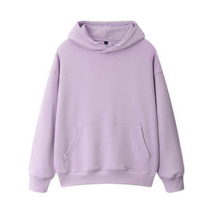 Ensemble pantalon de survêtement à capuche beige brodé sur mesure polaire épaisse avec col roulé respirant anti-rides caractéristiques Logo Blanks - Product Image 4