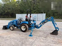Tracteur LS XJ2025H avec pompe, moteur, boîte de vitesses, roulement, moteur, chargeur frontal et pelle arrière - Expédition rapide