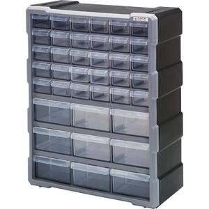 DOORSTEP DELIVERY 44 <b>drawer</b> plastic small parts <b>storage</b> cabinet stackable - Product Image 3