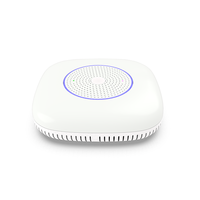Passerelle WiFi Tuya 4G avec carte SIM intégrée, sirène 100 dB, batterie 5000 mAh, boîtier blanc, système d'alarme Zigbee 3.0, sauvegarde de données Internet