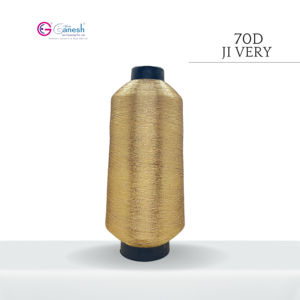 Fil à broder en polyester 70D à haute ténacité, fil très JI Lurex, type fil métallique ST & MS - Product Image 1