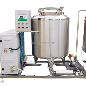 Réservoir de refroidissement du lait 500 litres yaourt faisant des industries de machine ligne de production de yaourt de pétroliers d'acier inoxydable - Product Image 3