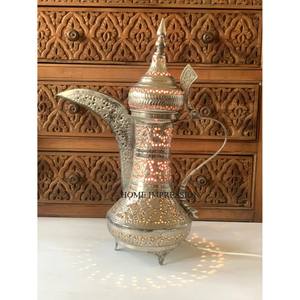 Modern Mid 20th Century Arabic Dallah <b>Coffee</b> Tea <b>Pot</b> Stainless Steel Eco-Friendly Arabian for Serving Tea - Product Image 6
