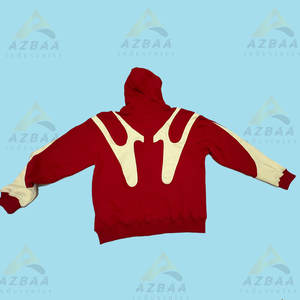 500 GSM sweats à capuche personnalisés hommes pull uni unisexe poids lourd coton à capuche bouffée impression broderie marque Logo hommes sweats à capuche - Product Image 3