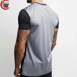 Camiseta de algodón 100% para hombre, tela tejida de cuello de secado rápido para Fitness ligero con colores cómodos, transpirable, tamaño estándar - Product Image 2