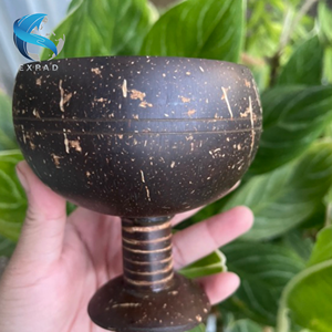 Bol en noix de coco écologique pour salle à manger verte - Product Image 1