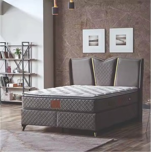 Colchón ajustable moderno personalizable, tablero de madera MDF duradero para dormitorio, sala de estar, cama, muebles para el hogar con función de almacenamiento - Product Image 2