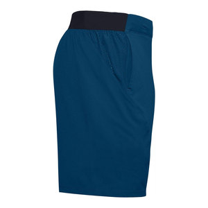 กางเกงขาสั้นผ้าฟลีซเทอร์100% ผ้าโพลีเอสเตอร์สีทึบสไตล์ลำลองสำหรับใส่ไปยิมของผู้ชายใส่ฤดูร้อนพิมพ์โลโก้ได้ตามต้องการ - Product Image 3