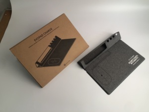 Triển lãm sự kiện khuyến mãi quà tặng rPet đa chức năng 15W sạc không dây có thể gập lại Chuột Pad-evopad sinh thái Phí-brandcharger - Product Image 4