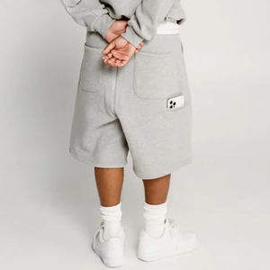 Shorts en jean décontractés de haute qualité pour hommes, couleur unie bleu clair, style droit, pour l'été - Product Image 4