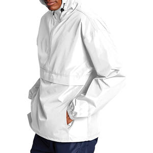 Chaqueta Softshell con Logotipo Personalizado para Hombre, Impermeable, de Nailon, Estilo Urbano, Cortavientos para Deportes al Aire Libre, Correr, Cuello Alto con Cremallera - Product Image 4