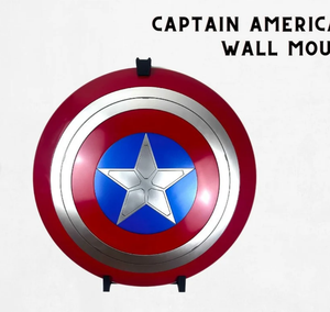 Captain America Shield Wall Mount Best Avenger Lovers Shield pour la décoration intérieure/Wall Decor Shield Articles doués pour les amoureux de la guerre - Product Image 1