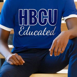 HBCU Educated Maroon Neutral Chenille Embroidery T Shirt Cotton Mens Tee Custom University Apparel Manufacturer Bulk Supply - Product Image 6
