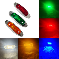 Nouveau feu de gabarit latéral LED 12V-24V pour camions et remorques Multi-Color Universal Fitment Garantie 12 mois