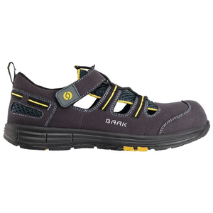 Rene2 Blue/Yellow Microfiber/<b>Mesh</b> Safety Sandal Size 42 S1P SRC ESD EN20345 - Product Image 2