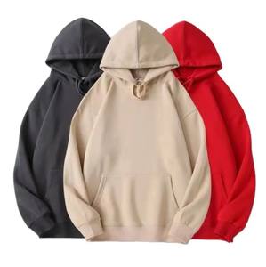 Sudadera con Capucha de Invierno para Hombre, 100% Algodón, Felpa Gruesa, Talla Grande, con Logotipo Personalizado - Product Image 3