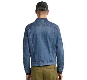 Veste matelassée en jean rose unisexe 2026, design personnalisé, style streetwear, col montant, broderie décorative, vente en gros très demandée - Product Image 3