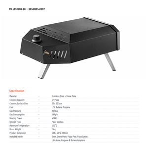 Porodo Lifestyle 12 "เตาอบพิซซ่ากลางแจ้ง - Product Image 4