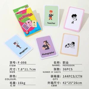 Tarjetas Cognitivas para Niños - Tarjetas de Aprendizaje de Animales y Vehículos para Educación Temprana - Product Image 6