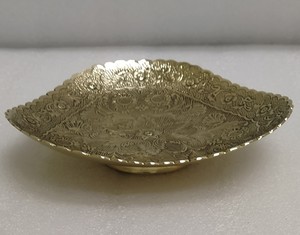 Luxury Mini Food Serving <b>Plate</b> for Home Hotel Restaurant Dinnerware Tabletop Gold Color High Quality Brass Serving <b>Bowl</b> & Dishes - Product Image 5