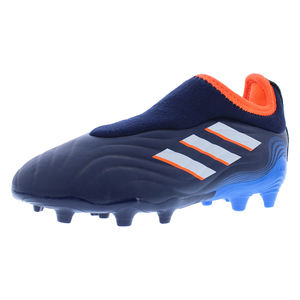 Zapatos Adidas Copa Sense.3 sin cordones FG GS para niños, color: azul marino/blanco calzado/azul Rush, 100% auténticos - Product Image 1