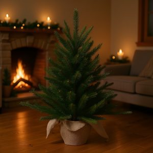 Árbol de Navidad Amicasa Verde de PVC y PE, 90 cm de Alto x 80 cm de Diámetro, Modelo 008401 - Product Image 3