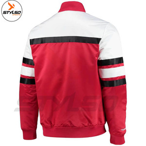 Custom Satin Varsity <b>Jacket</b> Custom Made Satin Varsity <b>Jacket</b> Satin <b>Baseball</b> Varsity <b>Jacket</b> - Product Image 4