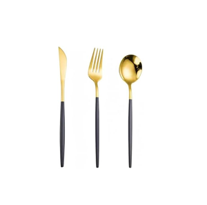 Ensemble de couverts en laiton miroir 4 pièces ensemble de couverts polis naturels dernière conception ensemble de couverts en métal de qualité alimentaire - Product Image 3