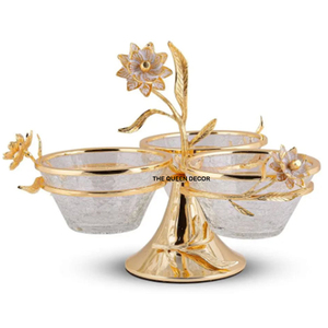 Base de Cristal para Frutero, Decoración de Hogar de Lujo, Centro de Mesa para Bodas, Tazón para Servir Comida - Product Image 3