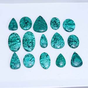 Pierre précieuse en vrac de quartz de malachite naturelle 100% en gros belle pour la fabrication de bijoux - Product Image 5