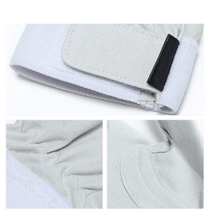 Most Popular Long <b>Cuff</b> Industrial Safety Gloves Goat Grain Leather Assembly Fireproof Provides Hand <b>Arm</b> Protection Construction - Product Image 4